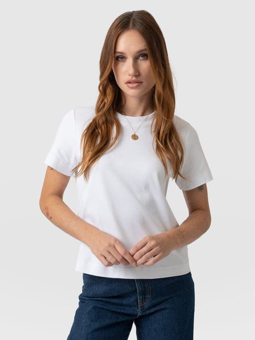 Shop Saint + Sofia Chelsea Crew Neck Tee