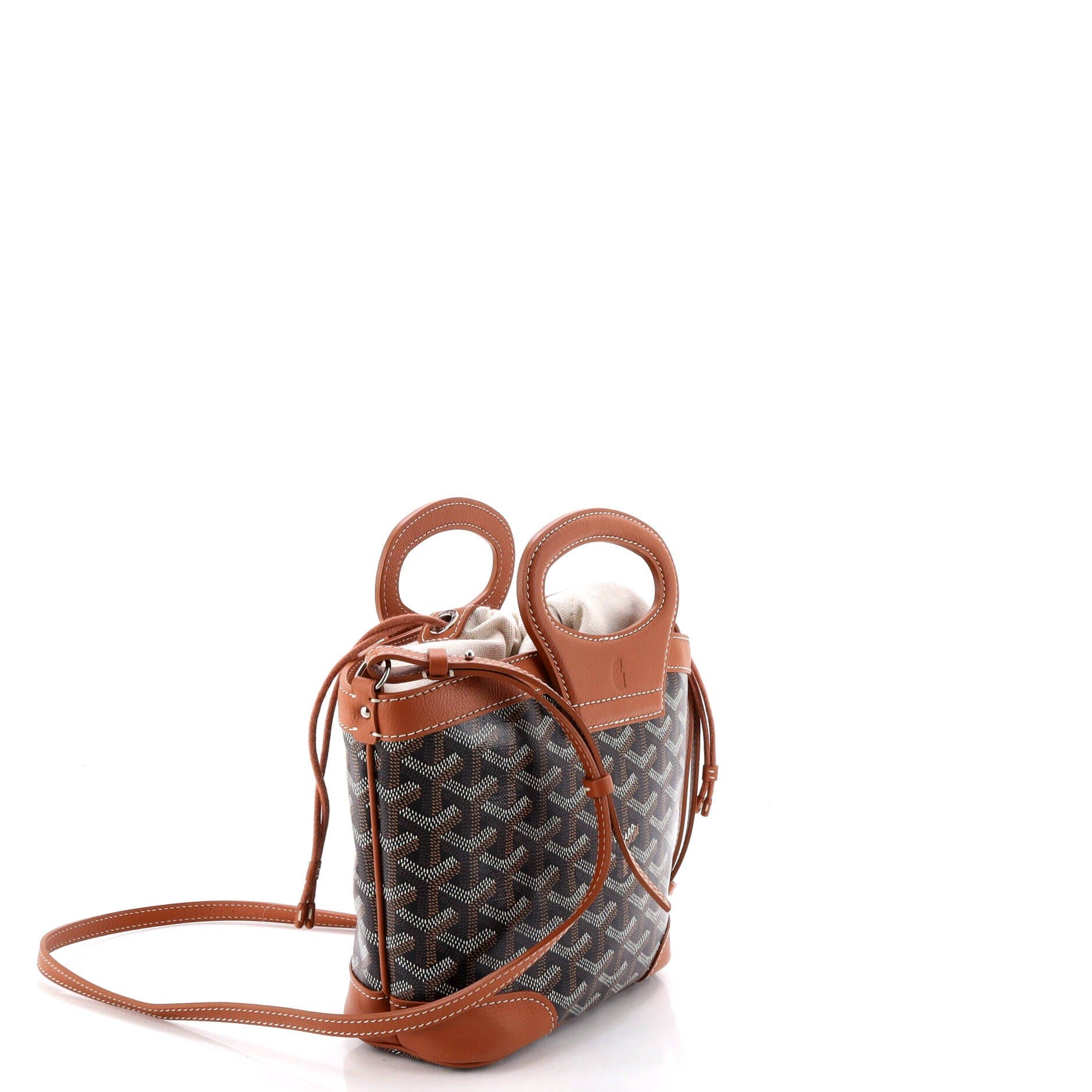 Beluga Bag Coated Canvas Mini, Alternate, color, Brown