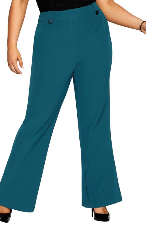 Tuxe Luxe High Waist Pants (Plus Size)