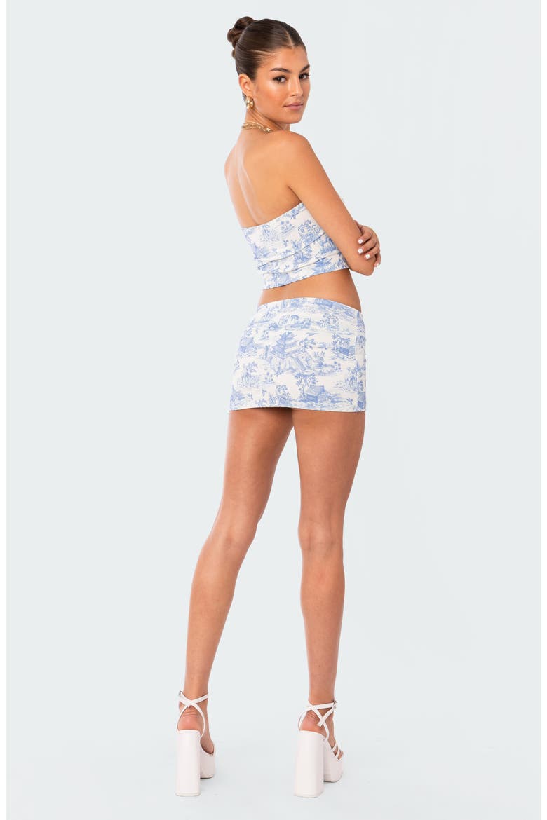 Delft Print Tube Top, Alternate, color, MIX