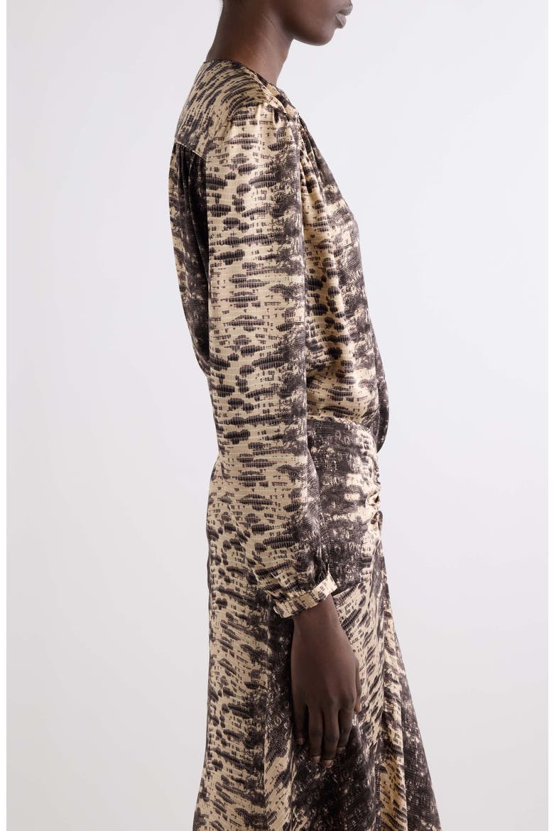 Laraya Silk Top, Alternate, color, BEIGE