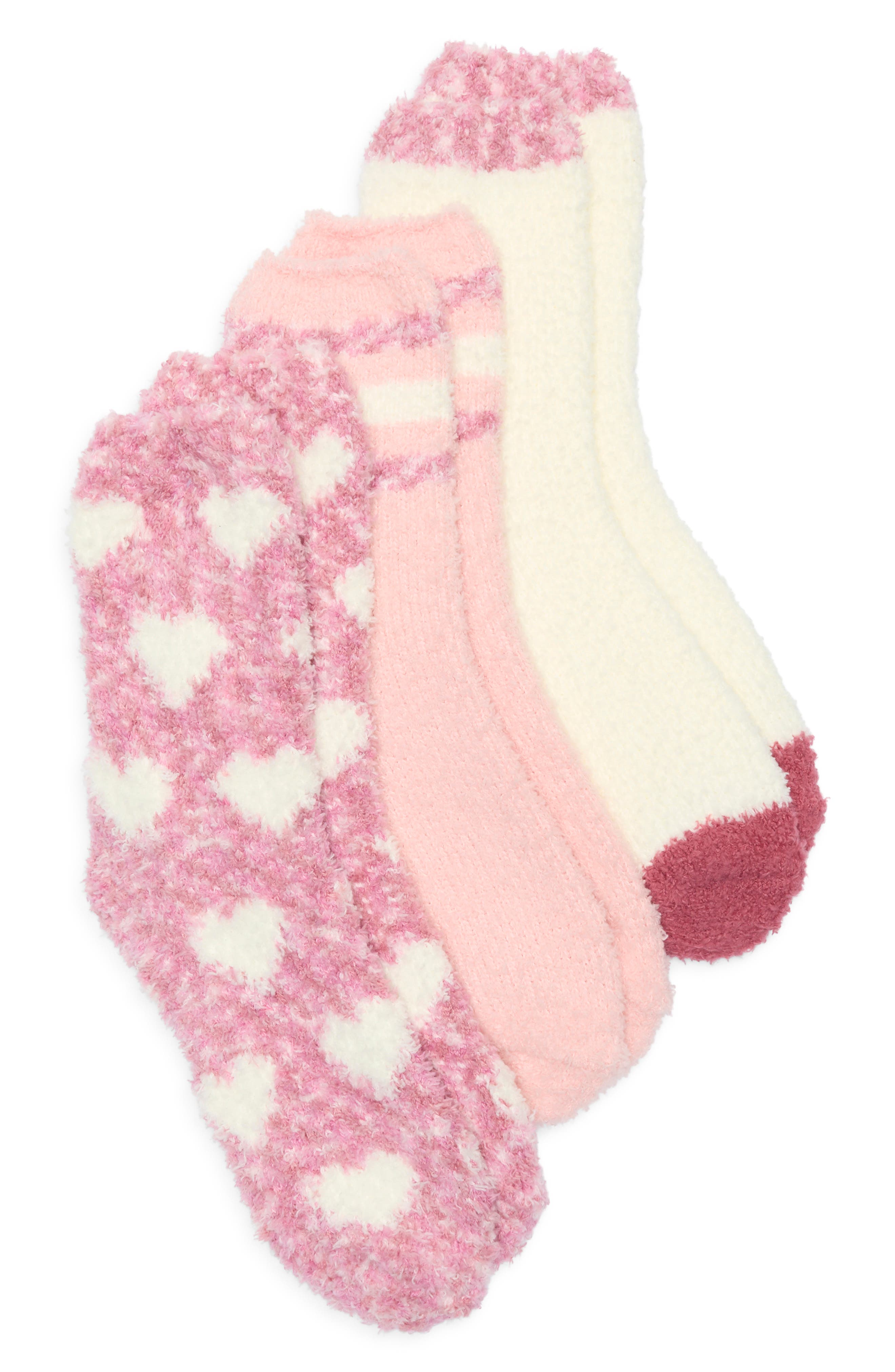 Honeydew Snuggle Love Assorted 3-Pack Crew Socks