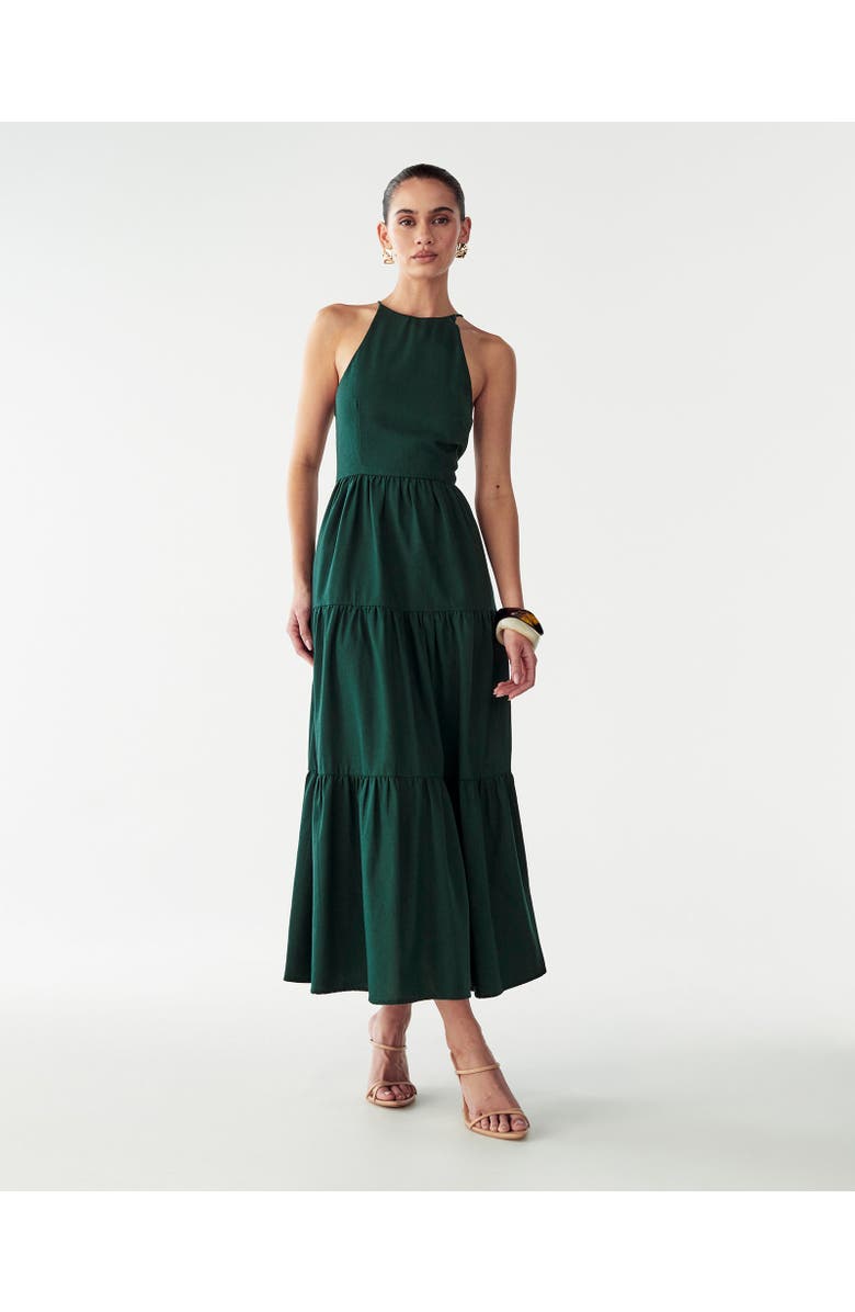 WILLA Aquila Maxi Dress, Alternate, color, Emerald