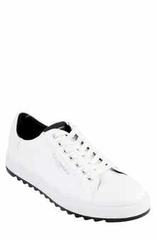 KARL LAGERFELD PARIS Leather Low Top Sneaker