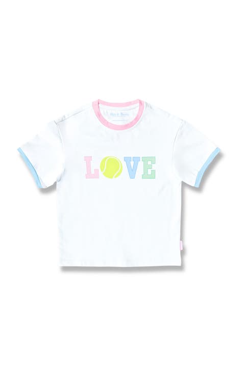 Love Tennis T-Shirt (Toddler, Little Kid & Big Kid)