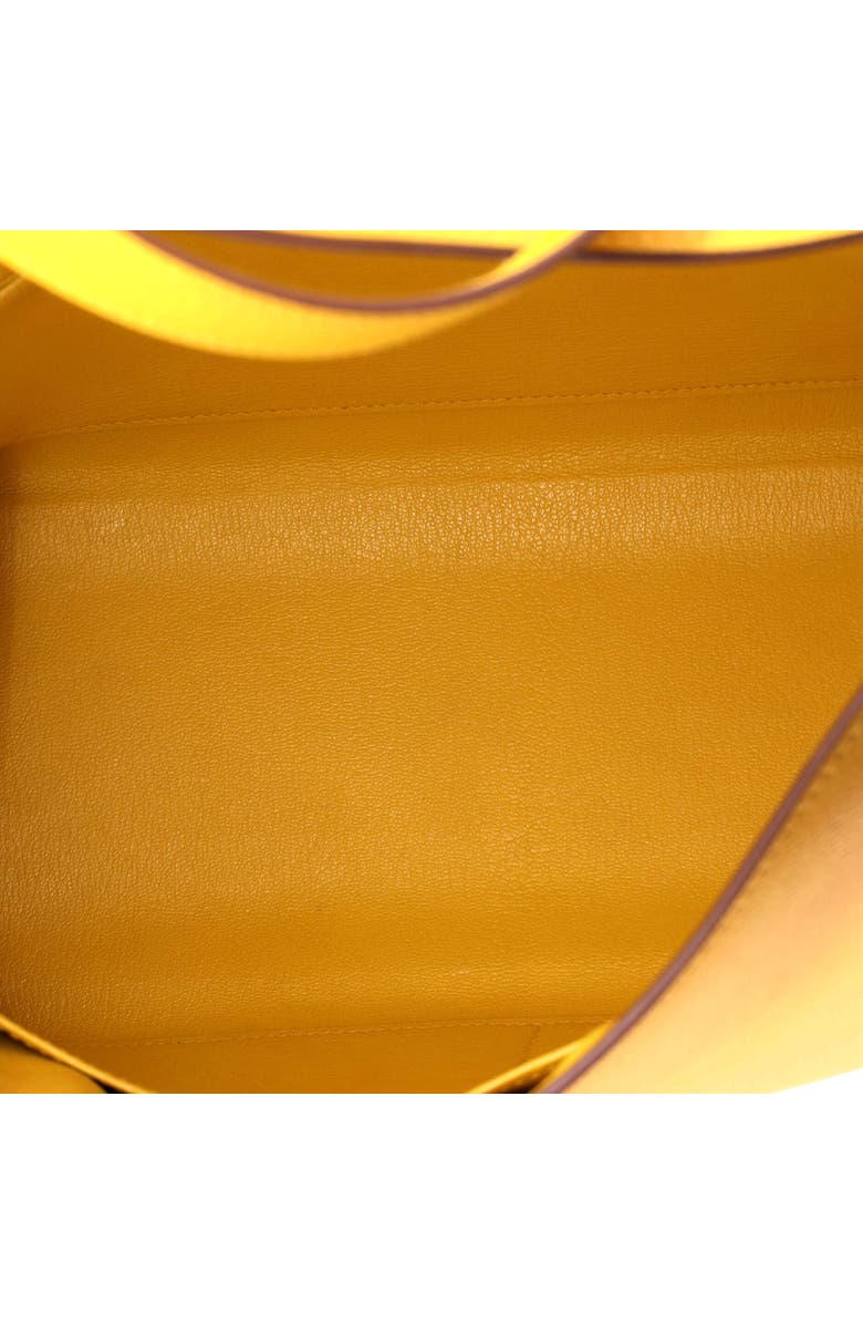 Pre-Owned Hermes Kelly Handbag Yellow Epsom with Palladium Hardware 32, Alternate, color, Soleil