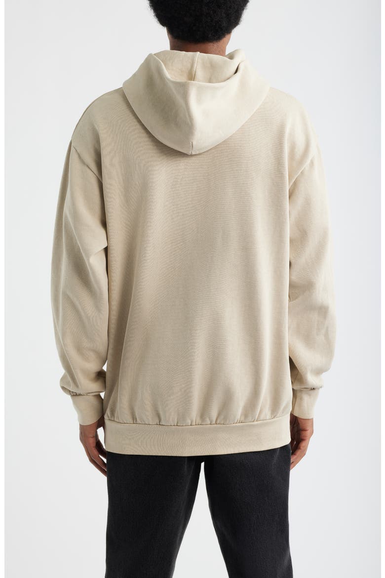 Money Arc Oversize Fleece Hoodie, Alternate, color, NATURAL