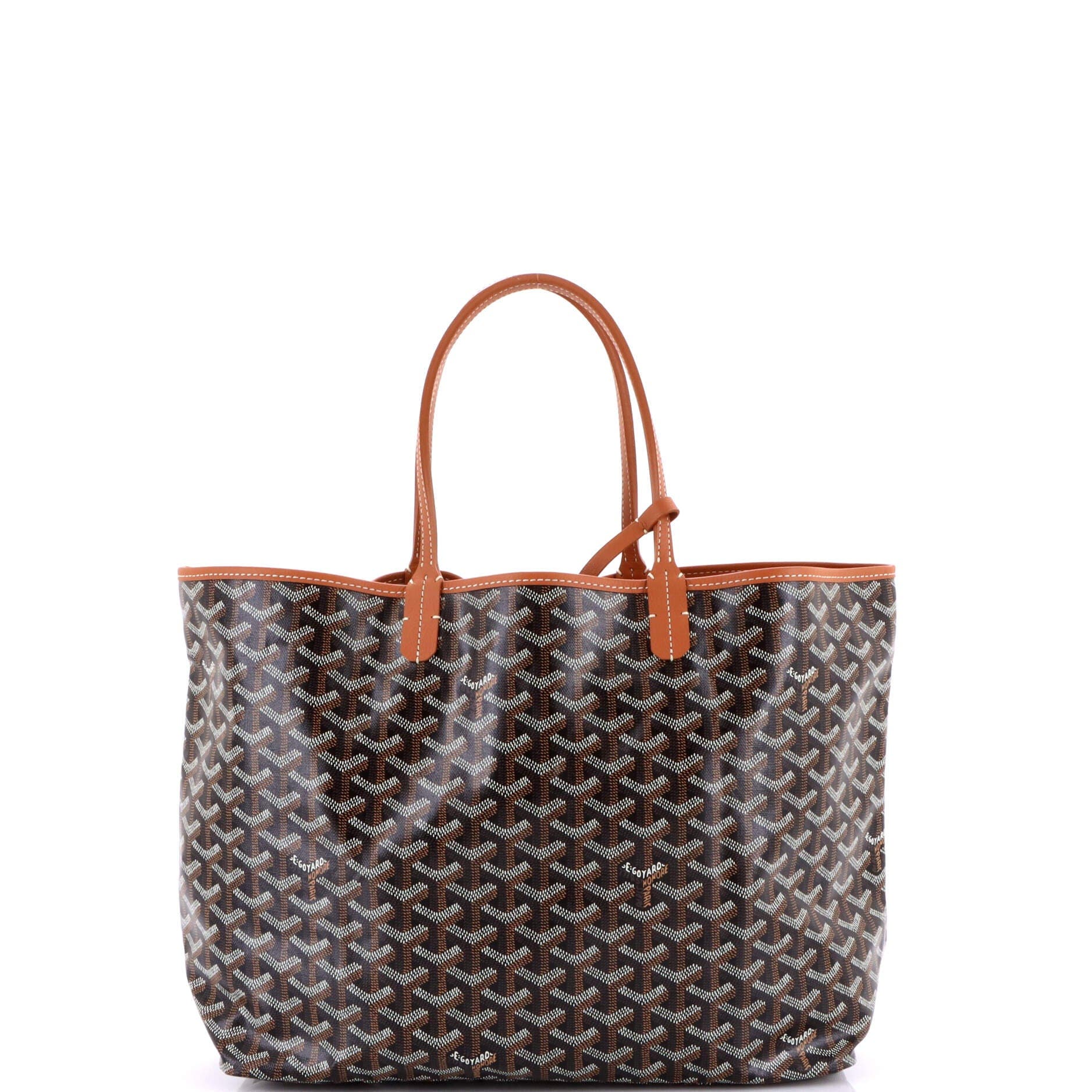 Pre-Owned Goyard Saint Louis Tote Coated Canvas PM, Alternate, color, Brown