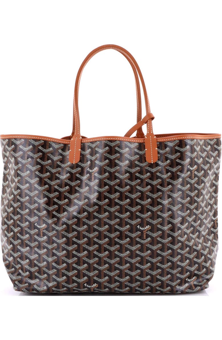 Pre-Owned Goyard Saint Louis Tote Coated Canvas PM, Alternate, color, Brown