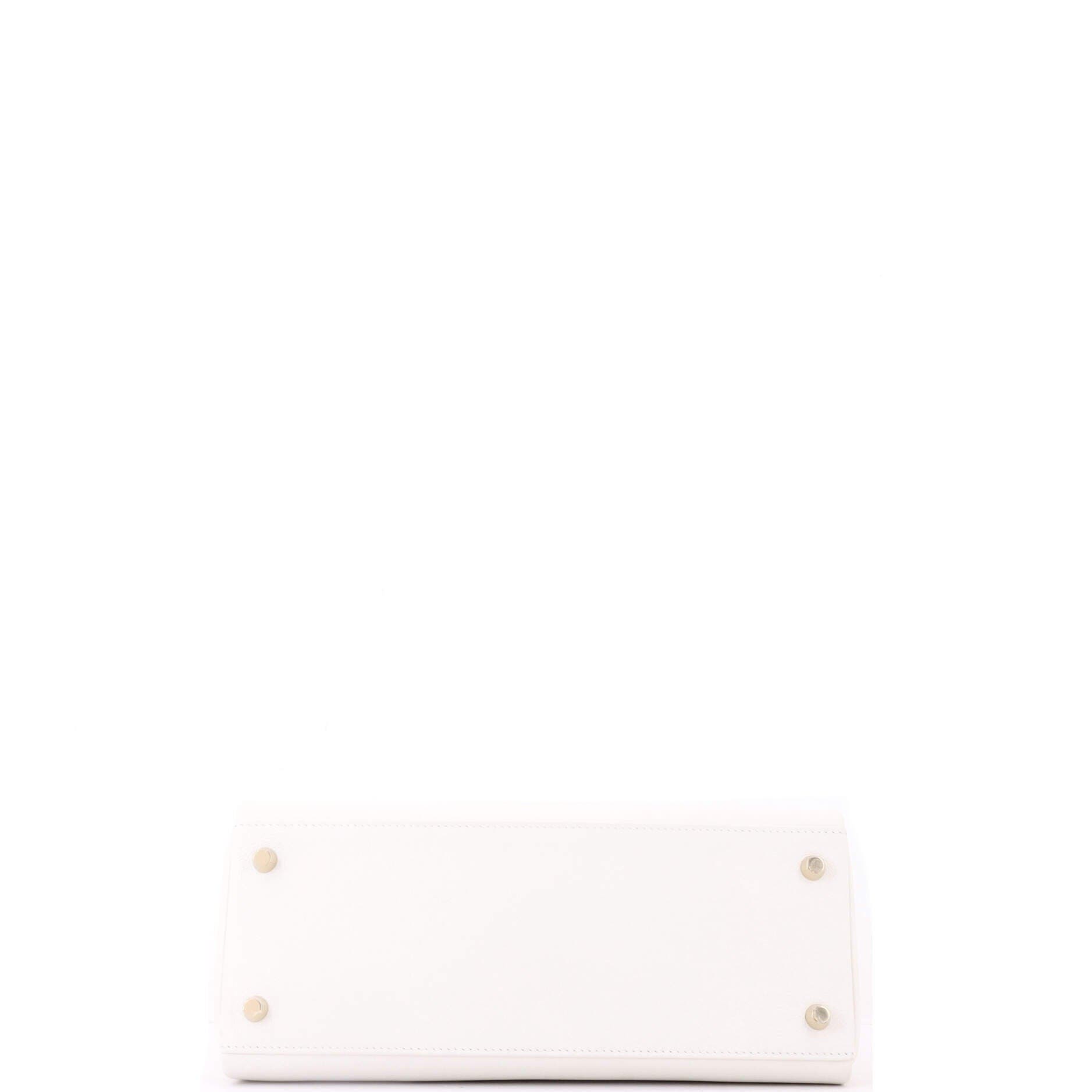 Kelly Handbag White Evercolor with Gold Hardware 28, Alternate, color, New White