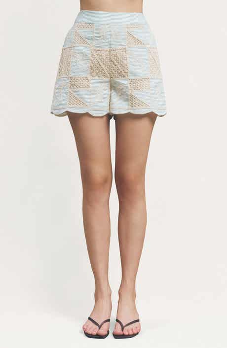 Milo Lace & Floral Appliqué Shorts