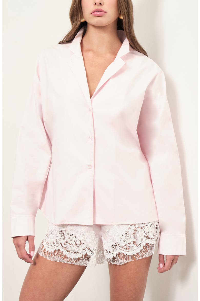 Dakota Button-Up Shirt, Alternate, color, BABY PINK