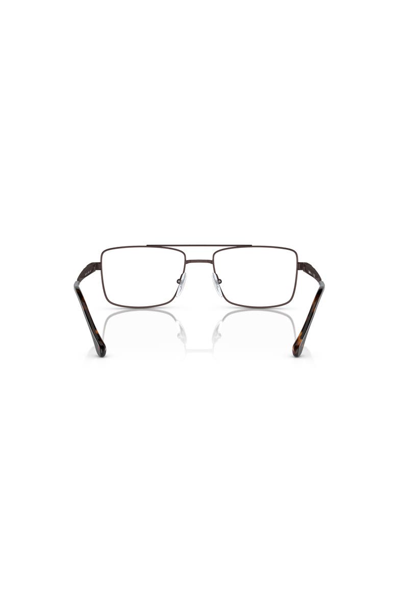 56mm Square optical glasses, Alternate, color, Brown