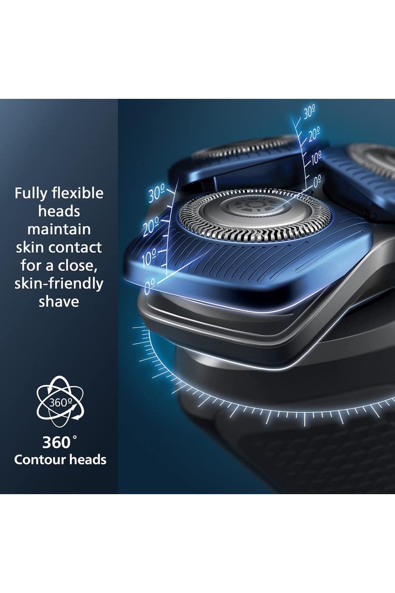 Shaver 7200,  Rechargeable Wet & Dry Electric Shaver with SenseIQ, Alternate, color, Grey