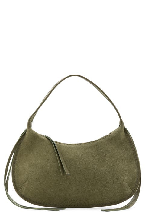 Suede Shoulder Bag