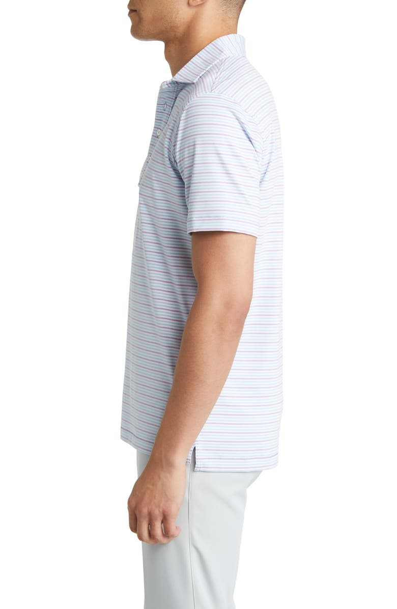 Peter Millar Garcia Stripe Performance Jersey Polo, Alternate, color, 