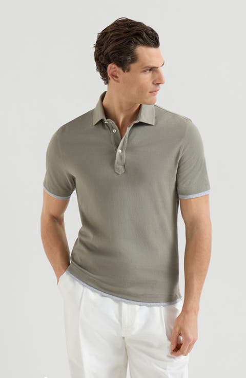 Piqué polo shirt