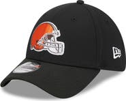 New Era Men's New Era Black Cleveland Browns Main 39THIRTY Flex Hat