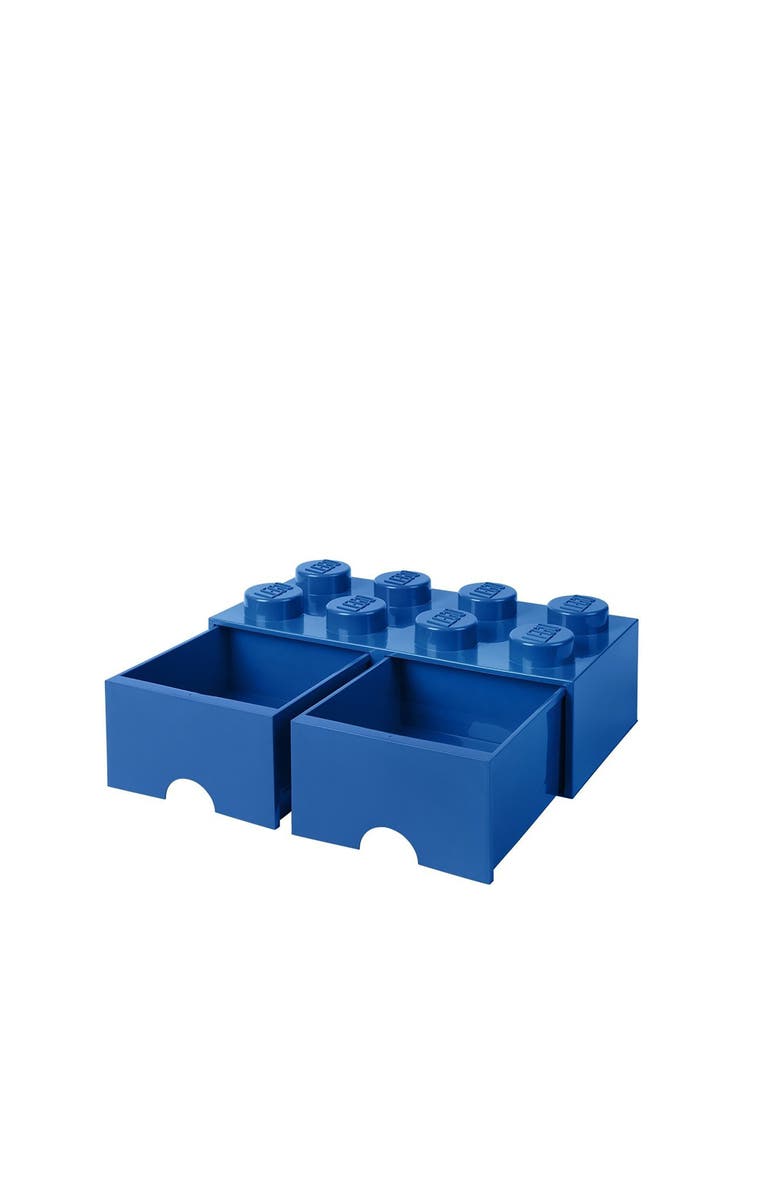 LEGO Storage Brick Drawer 8, Bright Blue, Alternate, color, 