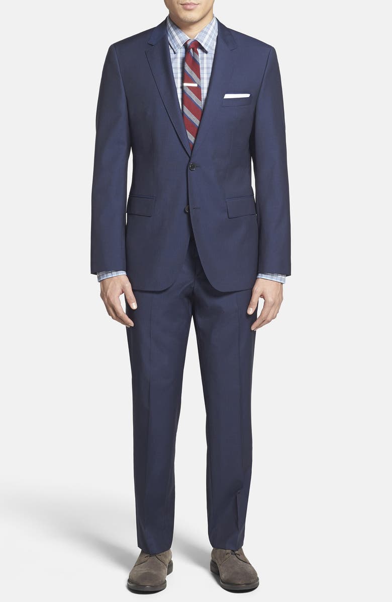 zzDNUHugo Boss BOSS 'James/Sharp' Trim Fit Wool Suit, Main, color,