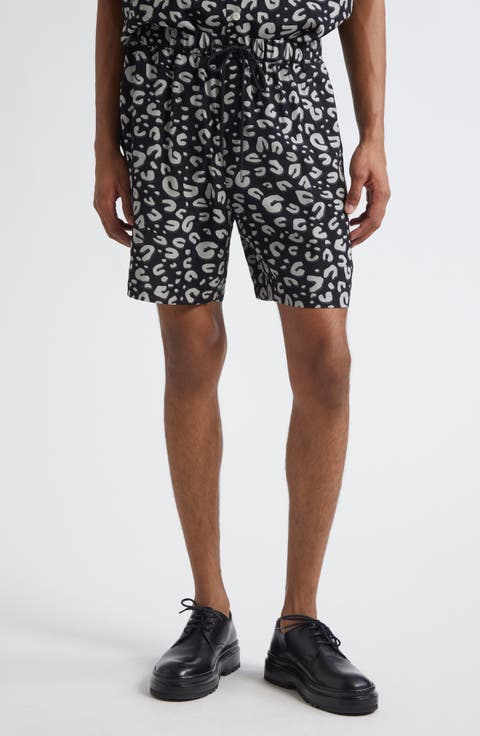 Leopard Print Shorts