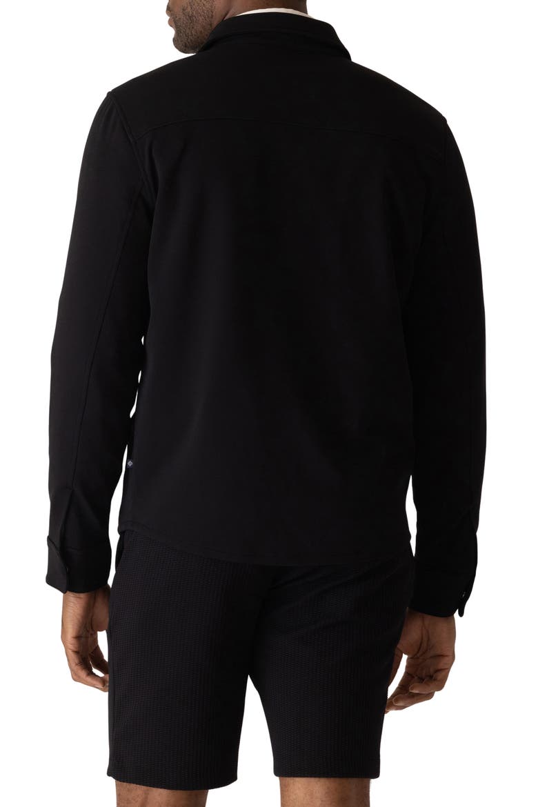 Getaway Shirt Jacket, Alternate, color, BLACK