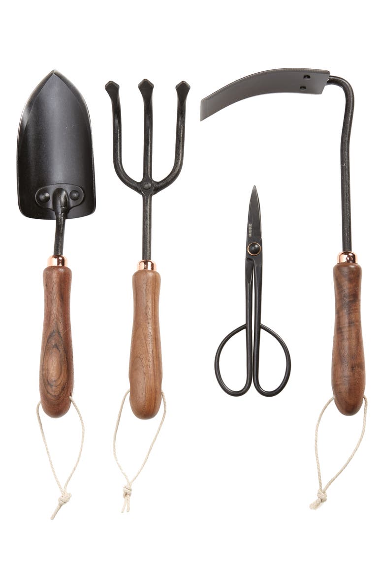GOODEE x Barebones Set of 4 Gardening Tools, Main, color,