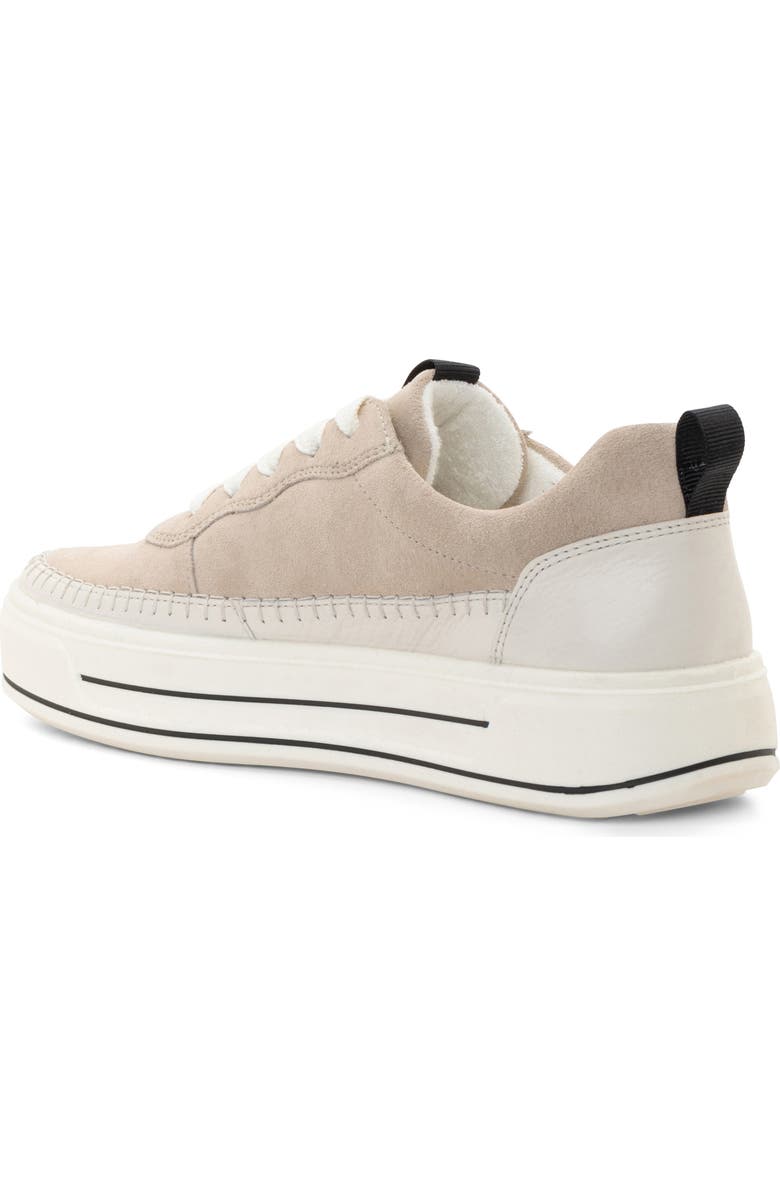 ara Corsica Platform Sneaker, Alternate, color, Cream/ Shell