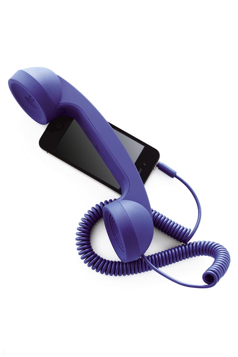 'Pop Phone' Handset, Alternate, color, BLACK