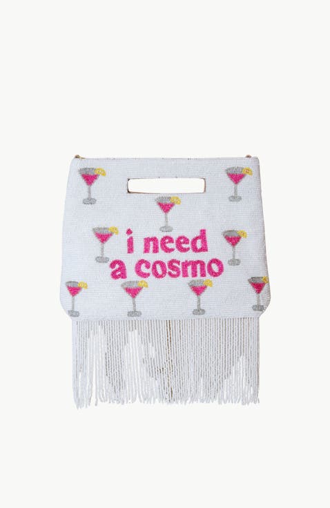 I Need a Cosmo Handle Pouch, Fringe