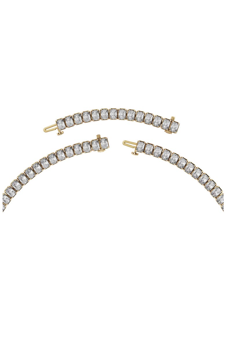18K Gold Lab-Created Diamond Necklace - 36.62 ctw (Nordstrom Exclusive), Alternate, color, 18K YELLOW GOLD