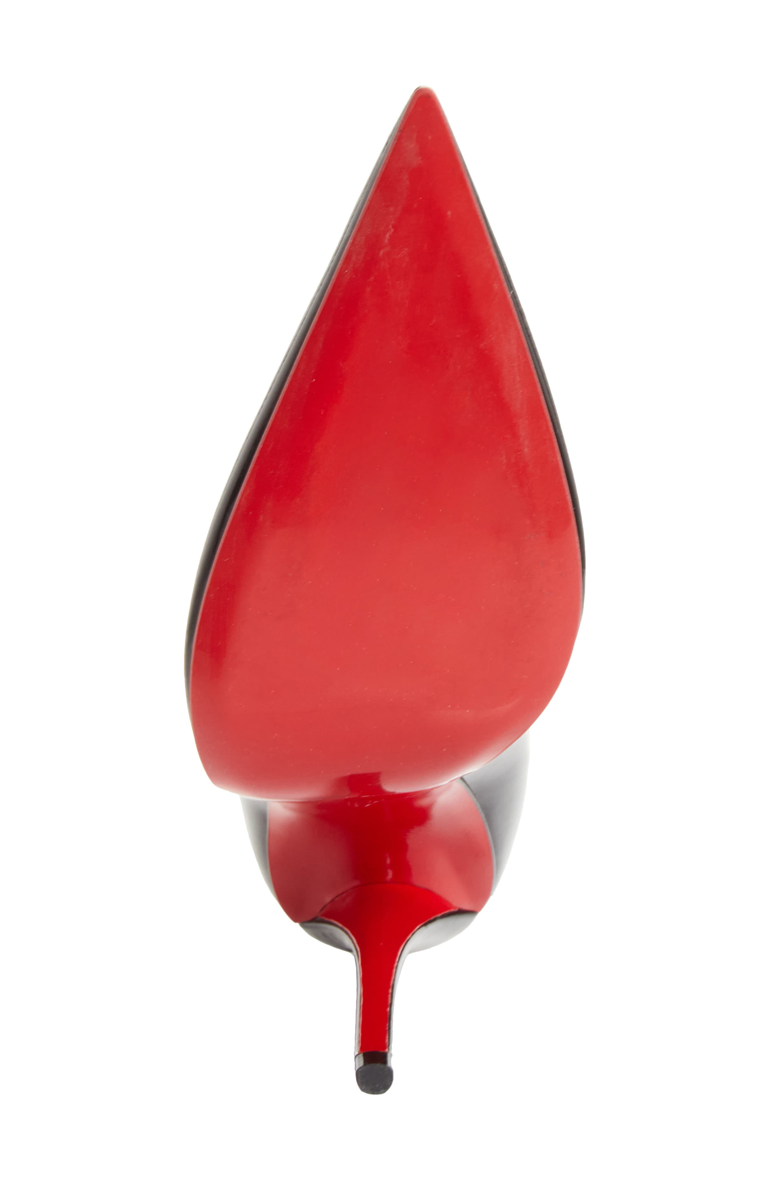 Christian Louboutin Miss Z Pointed Toe Pump, Alternate, color, Black