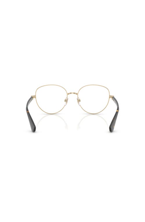 Burberry 55mm Phantos Optical Glasses In Gold