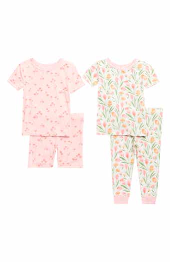 Little Me 2-Pack Spring Floral Stretch Viscose Pajamas Set