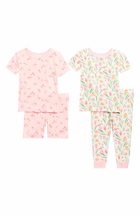 Little Me 2-Pack Tulip Stretch Pajamas Set