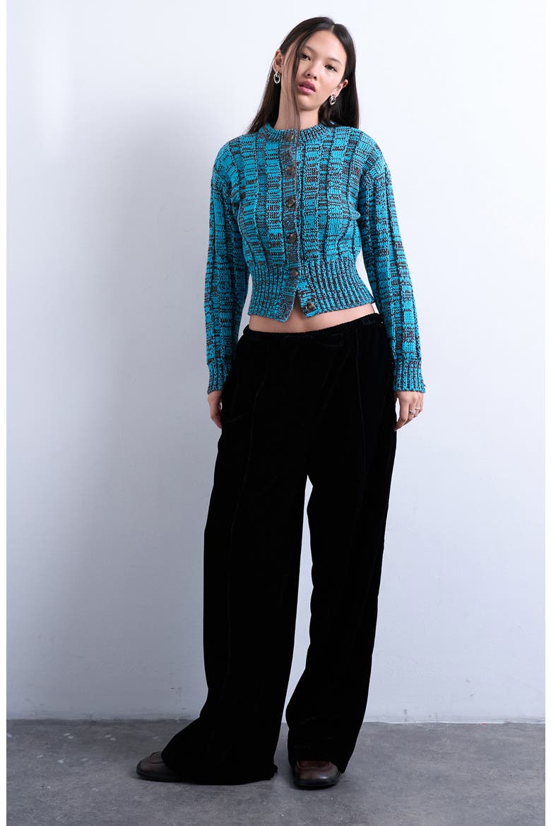 Drawstring Wide Leg Pants, Alternate, color, BLACK