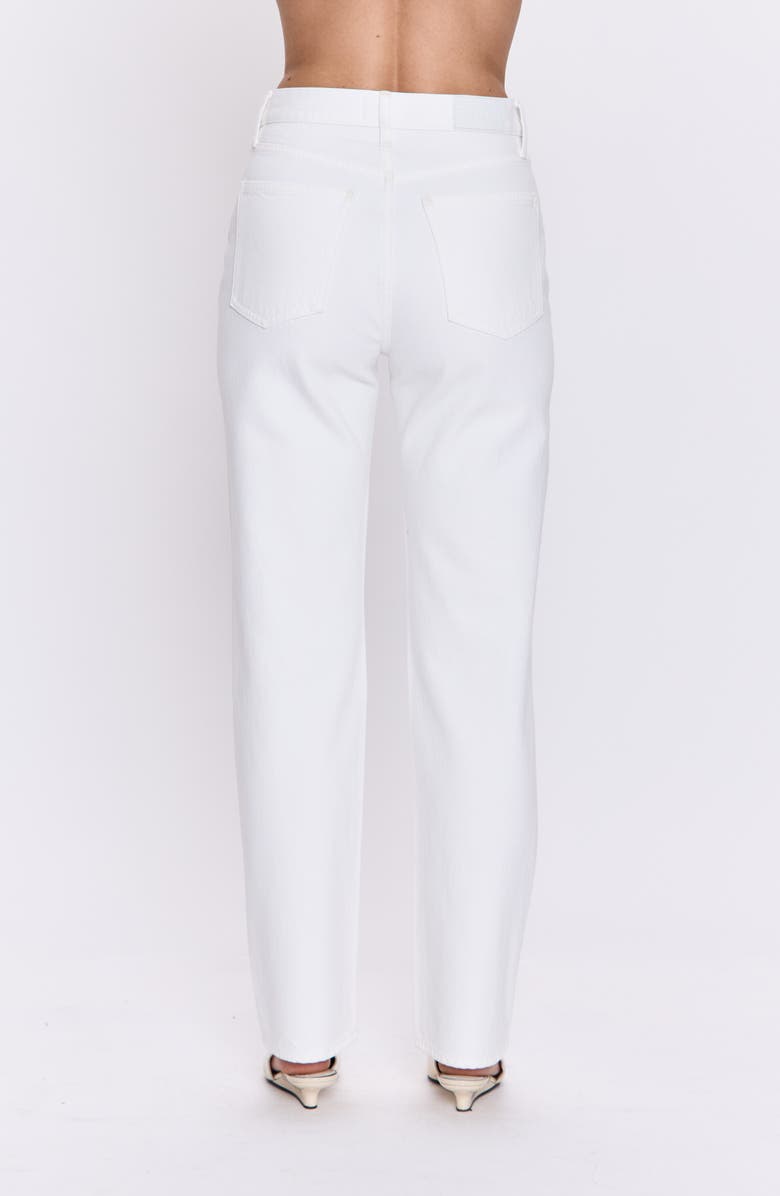 Pistola Cassie High Rise Straight Leg Jeans, Alternate, color, Paper White