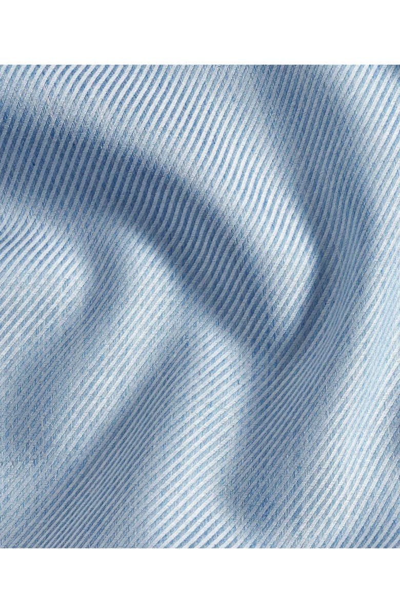 David Donahue Cotton & Cashmere Solid Sport Shirt, Alternate, color, Sky