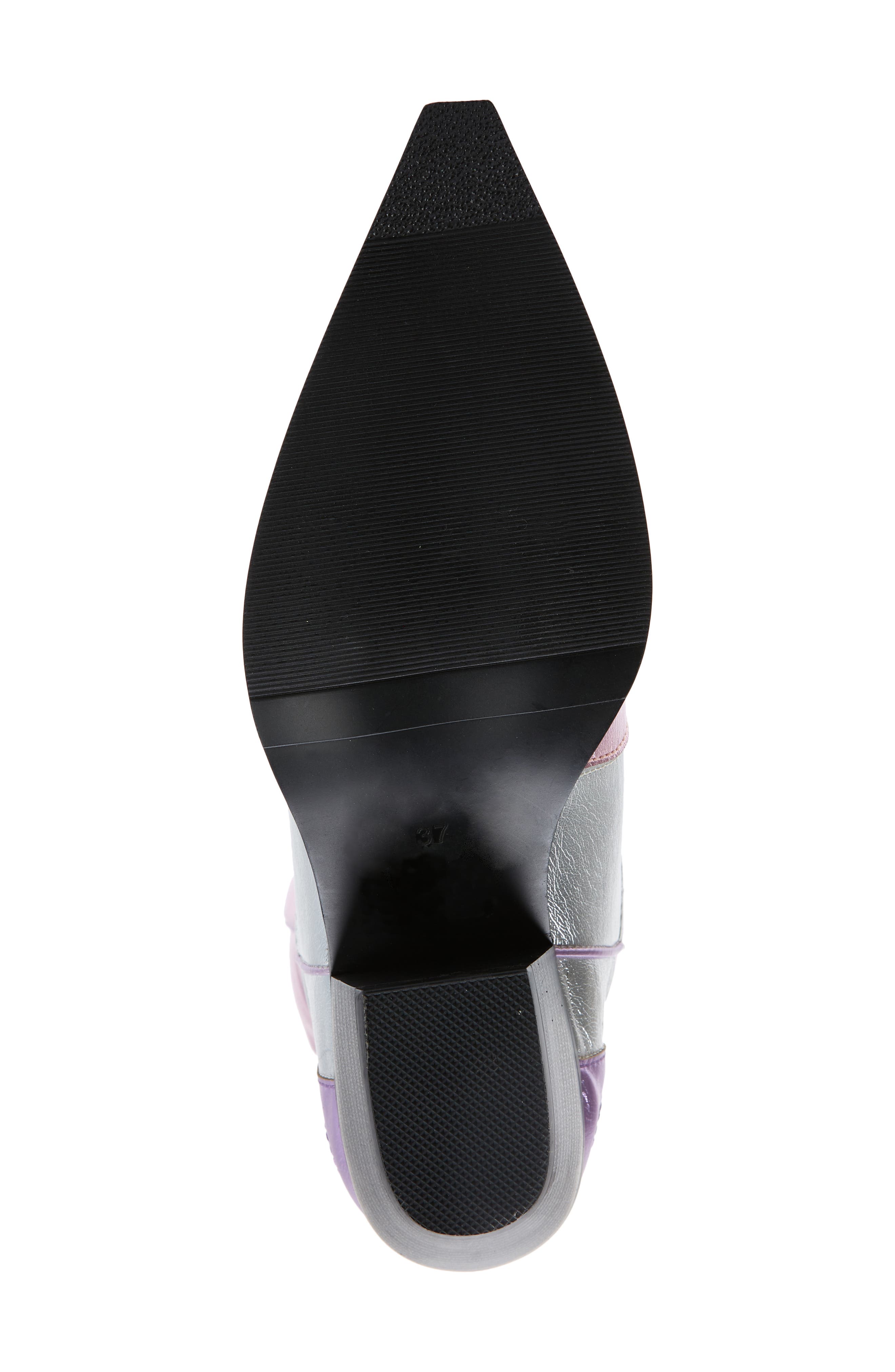 AZALEA WANG Hendrix Knee High Western Boot, Alternate, color, 