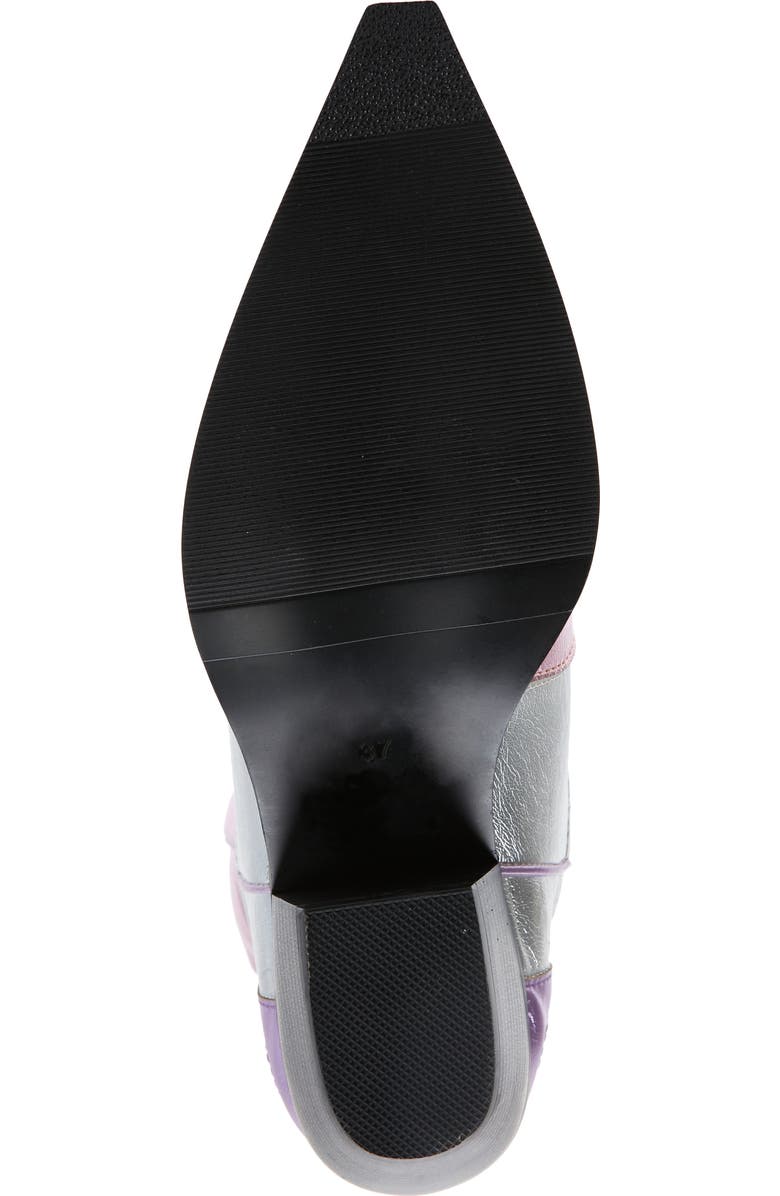 AZALEA WANG Hendrix Knee High Western Boot, Alternate, color,