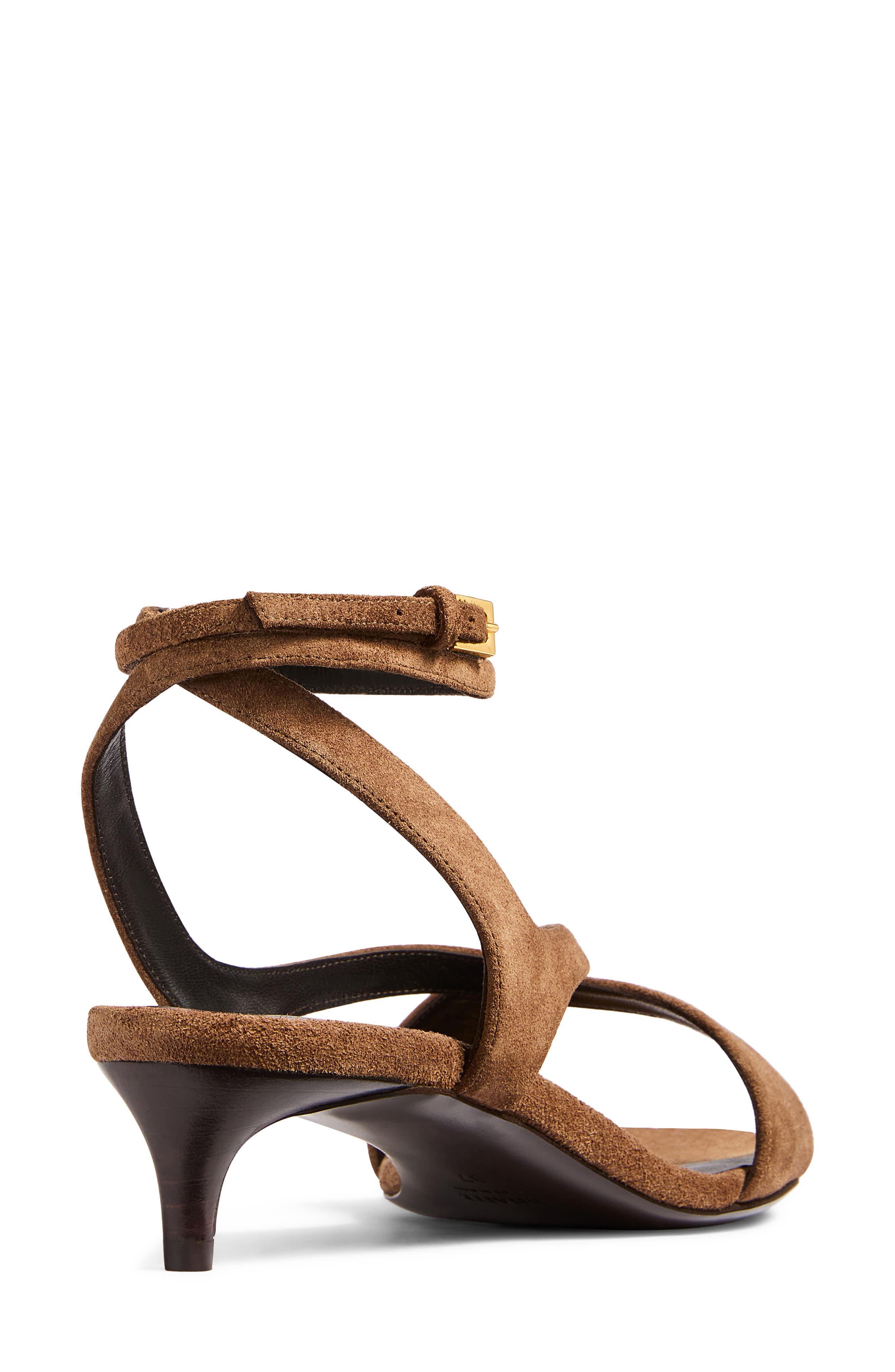 Khaite Liria Ankle Strap Sandal, Alternate, color, Dattero