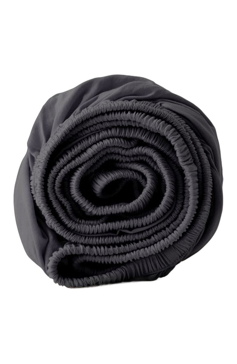 Pact Organic Room Service Sateen Fitted Sheet, Main, color, 