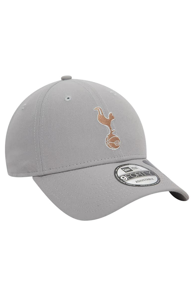 New Era Men's New Era Gray Tottenham Hotspur Seasonal 9FORTY Adjustable Hat, Alternate, color, 
