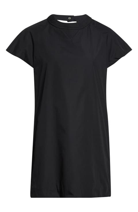 Poplin Sweatshirt Dress