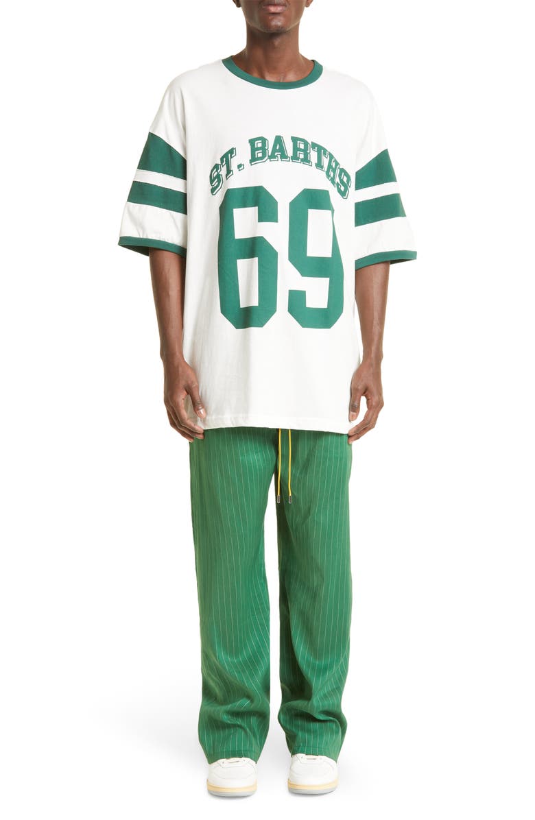 Rhude St. Barts 69 Graphic Ringer Tee, Alternate, color, 