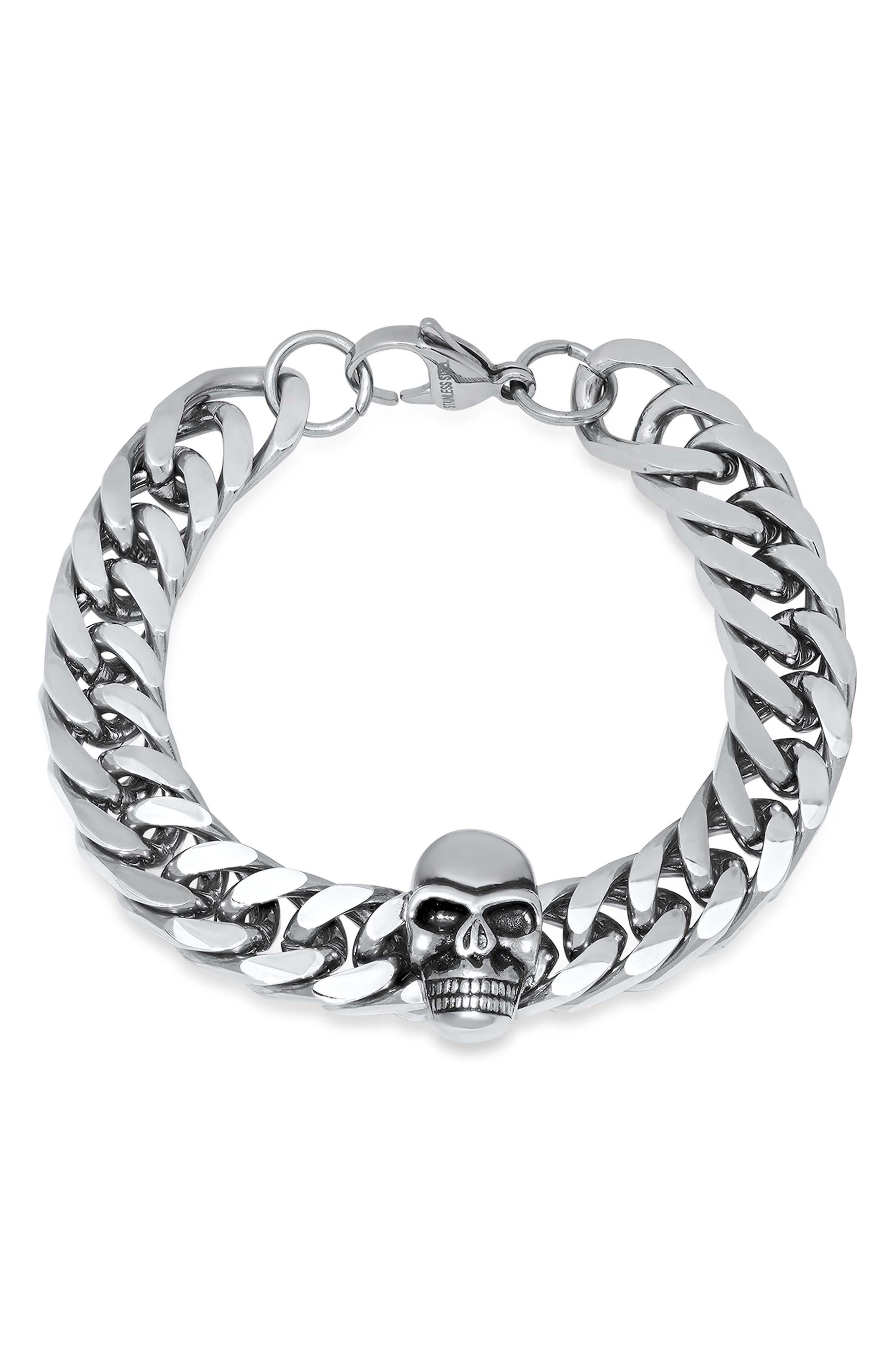 Skull Charm Bracelet