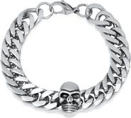 STEELTIME Skull Charm Bracelet