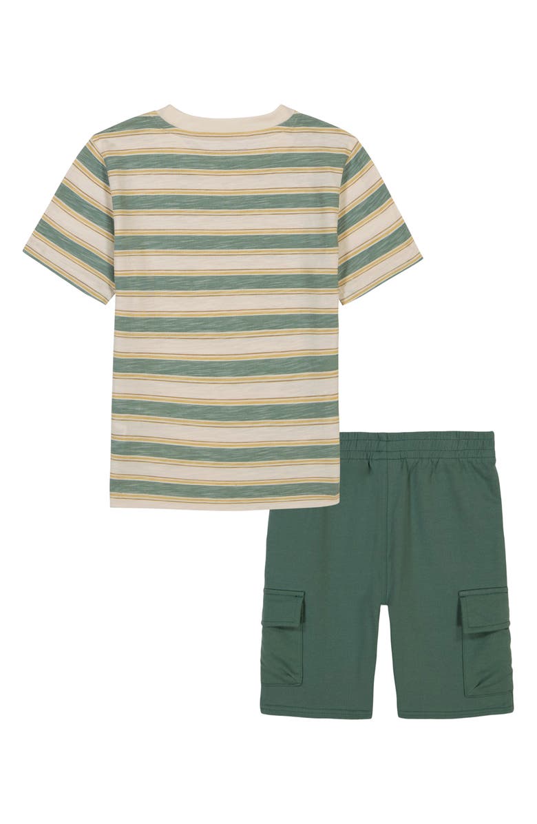 Calvin Klein Kids' Stripe Pocket T-Shirt & Shorts Set, Alternate, color,