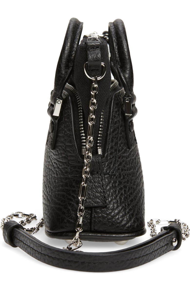 Maison Margiela Baby 5AC Classique Leather Top Handle Bag, Alternate, color, Black