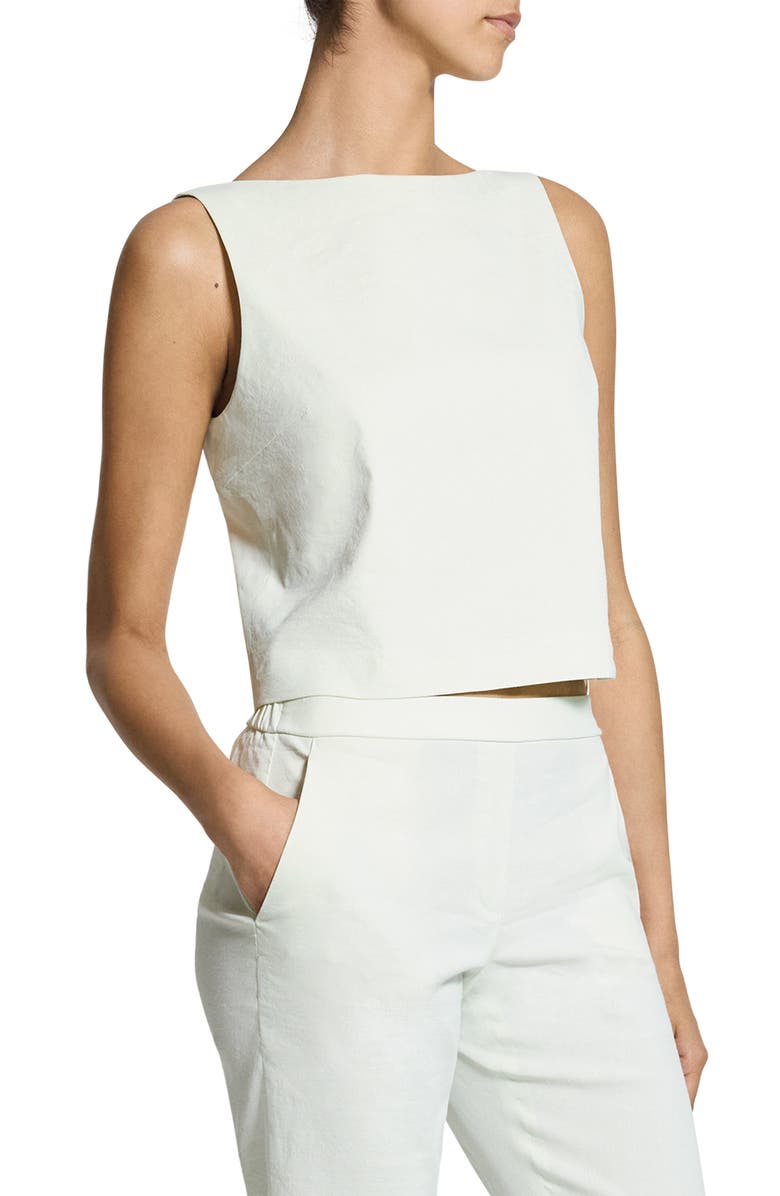 Theory Boat Neck Sleeveless Shell, Alternate, color, 